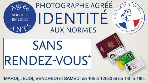 photos d'identité sans rendez-vous